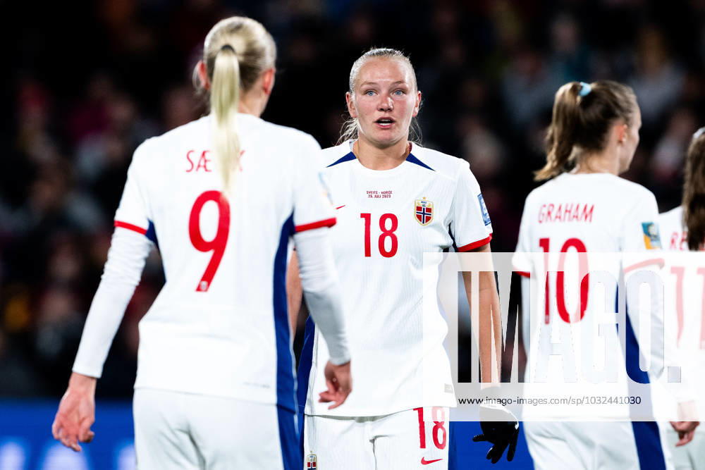 Frida Maanum of Norway during the FIFA Women s World Cup football match between Switzerland and Norway on July 25, 2023 in Hamilton Photo Vegard Grott BILDBYRAN code VG VG0497 bbeng fotball fotboll fotboll a kvinner dam fotbolls vm fotboll vm kvinnor världsmästerskap verdensmesterskap vm fifa womens world cup day 6 switzerland schweiz sveits norge norway