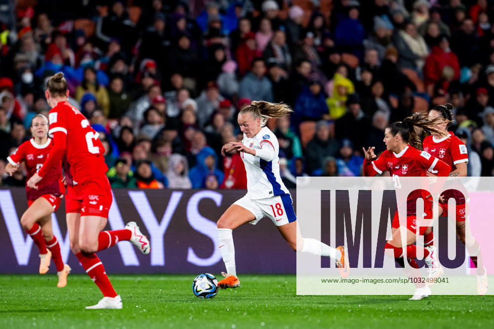 Frida Maanum of Norway during the FIFA Women s World Cup football match between Switzerland and Norway on July 25, 2023 in Hamilton Photo Vegard Grott BILDBYRAN code VG VG0497 bbeng fotball fotboll fotboll a kvinner dam fotbolls vm fotboll vm kvinnor världsmästerskap verdensmesterskap vm fifa womens world cup day 6 switzerland schweiz sveits norge norway
