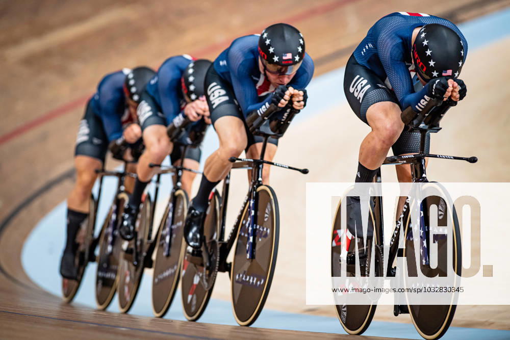 USA UCI Track Cycling World Championships 2023 HOOVER Gavin LANGE Colby JOHNSON Anders KOONTZ Grant USA landscape horizontal Landscape Event Event UCI Track Cycling World Championships 2023 Glasgow Sir Chris Hoy Velodrome Category Category Cycling Track Cycling World Championships Elite Men Location Place Europe Great Britain Scotland Sir Chris Hoy Velodrome Discipline Team Pursuit Distance 4000 m Date Date 03 08 2023 Thursday Day 1