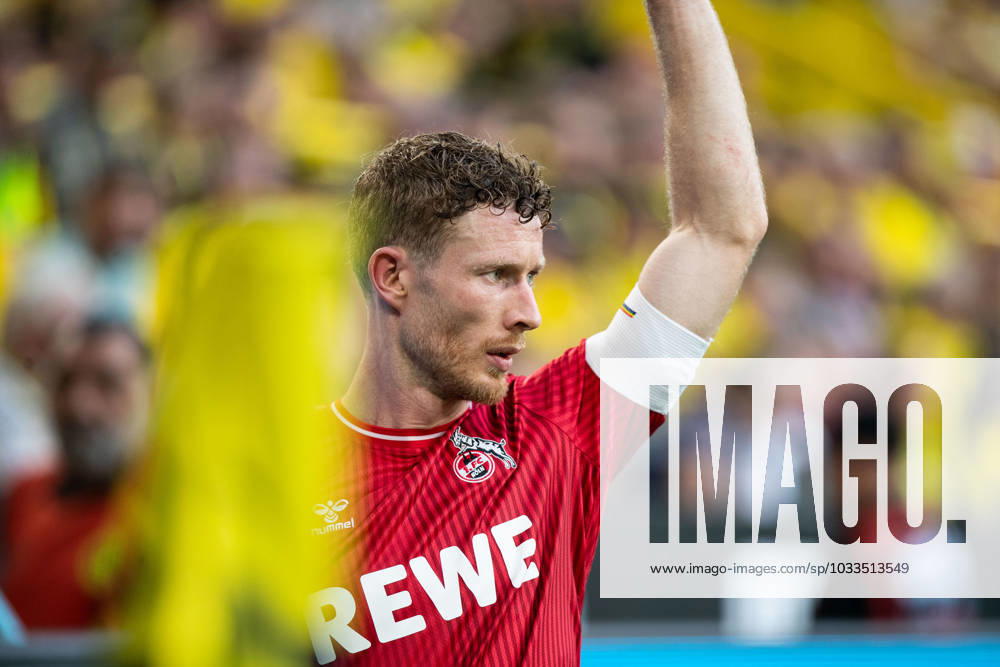 1 Bundesliga, 1 Spieltag Borussia Dortmund 1 FC Koeln, Dortmund, Signal Iduna Park, 19 08 2023 Florian Kainz 1 FC Koeln, 11 1 Bundesliga, 1 Spieltag Borussia Dortmund 1 FC Koeln, Dortmund, Signal Iduna Park, 19 08 2023 DFL Regulations prohibit any of use of photographs as image sequences and quasi video
