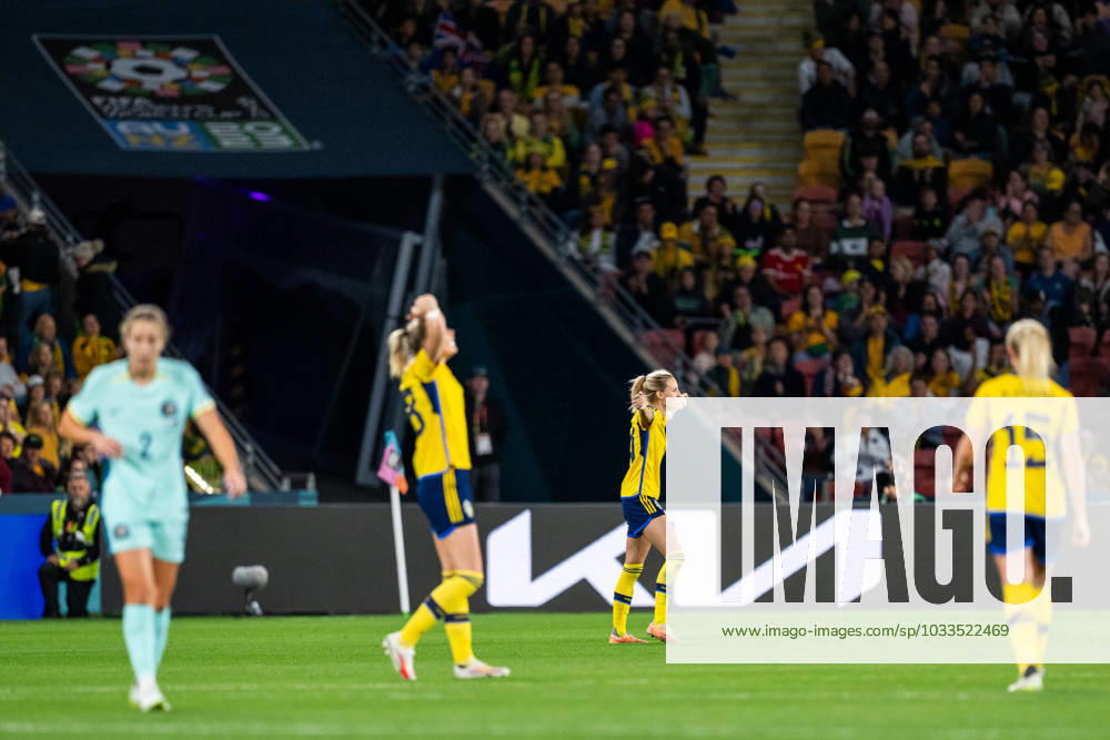 Nathalie Björn of Sweden celebrates after the FIFA Womens World Cup bronze medal match between Sweden and Australia on August 19, 2023 in Brisbane Photo Mathias Bergeld BILDBYRAN code MB MB0705 football soccer football soccer football world cup world championship world cup fifa womens world cup bronze medal game sverige a sweden australien australia 31 dam bbeng fotball vm verdensmesterskap kvinnor women women sverige jubel