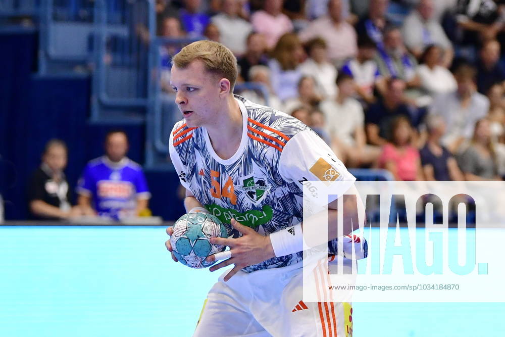 Justus Fischer TSV Hannover Burgdorf 54 Handball, 1 Bundesliga, Matchday 3, VfL Gummersbach vs TSV Hannover Burgdorf, Schwalbe Arena Gummersbach, 08 09 2023 Handball, 1 Bundesliga, Matchday 3, VfL Gummersbach vs TSV Hannover Burgdorf, Schwalbe Arena Gummersbach, 08 09 2023 Gummersbach