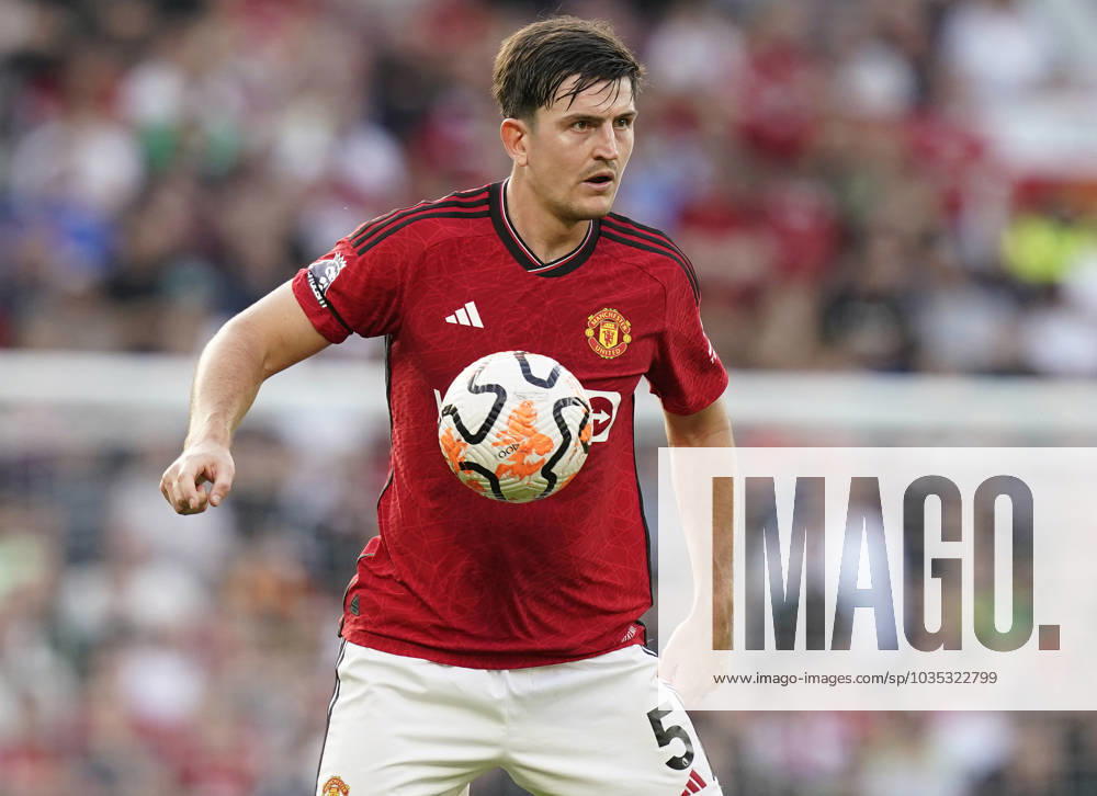 MANCHESTER, ENGLAND, 7th October 2023. Harry Maguire of Manchester United, ManU during the Premier League match at Old Trafford, MANCHESTER. Picture credit should read: Andrew Yates Sportimage . SPI-2635-0102