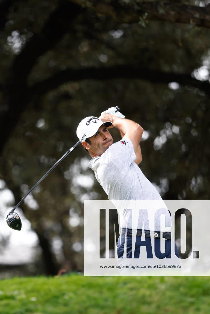 Adrian Otaegui of Spain in action during Acciona Open de Espana, Round 2, Golf tournament celebrated at Club de Campo on October 13, 2023, in Madrid, Spain. MADRID SPAIN - ZUMAa181 20231013_zaa_a181_021