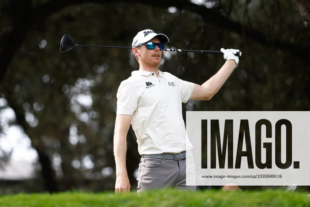 Sebastian Soderberg of Switzerland in action during Acciona Open de Espana, Round 2, Golf tournament celebrated at Club de Campo on October 13, 2023, in Madrid, Spain. MADRID SPAIN - ZUMAa181 20231013_zaa_a181_031