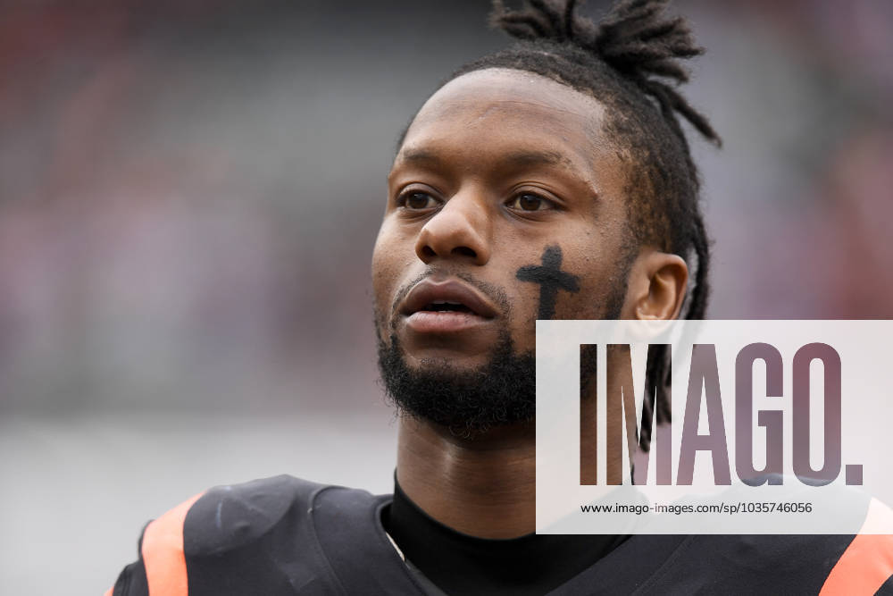 CINCINNATI, OH - OCTOBER 15: Cincinnati Bengals Half Back Joe Mixon (28) after the NFL, American Football Herren, USA game between the Seattle Seahawks and the Cincinnati Bengals on October 15, 2023, at Paycor Stadium in Cincinnati, Ohio. (Photo by Michael Allio Icon Sportswire) NFL: OCT 15 Seahawks at Bengals Icon116231015119