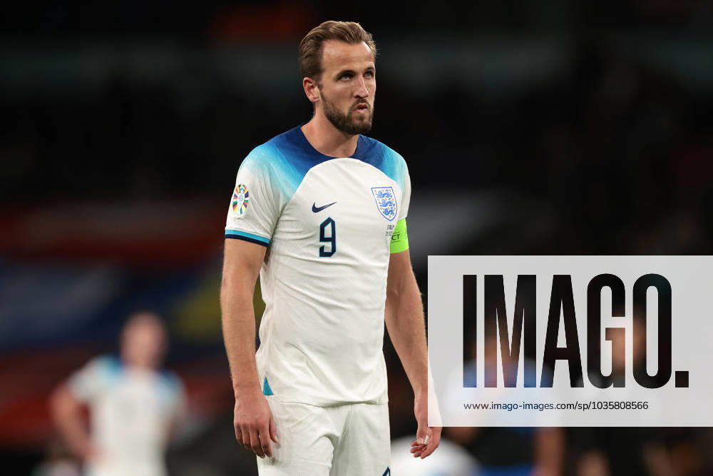 London, England, 17th October 2023. Harry Kane of England looks on during the UEFA European Championship, EM, Europameisterschaft Qualifying match at Wembley Stadium, London. Picture credit should read: Jonathan Moscrop Sportimage . SPI-2650-0026