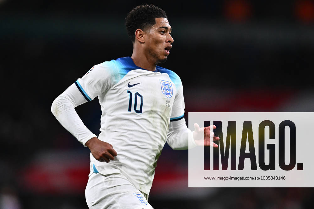 Jude Bellingham of England during the UEFA EURO, EM, Europameisterschaft,Fussball 2024 European qualifier match between England and Italy at Wembley Stadium on October 17, 2023 in London, England. Photo Sebastian Frej England v Italy: Group C - UEFA EURO 2024 European Qualifiers