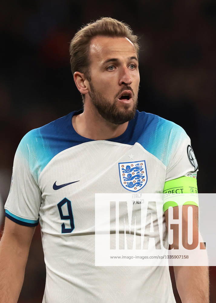 London, England, 17th October 2023. Harry Kane of England reacts during the UEFA European Championship, EM, Europameisterschaft Qualifying match at Wembley Stadium, London. Picture credit should read: Jonathan Moscrop Sportimage . SPI-2650-0153