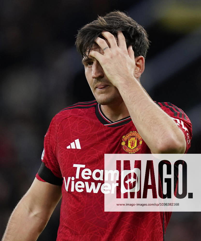 MANCHESTER, ENGLAND, 29th October 2023. Harry Maguire of Manchester United, ManU during the Premier League match at Old Trafford, Manchester. Picture credit should read: Andrew Yates Sportimage . SPI-2690-0118
