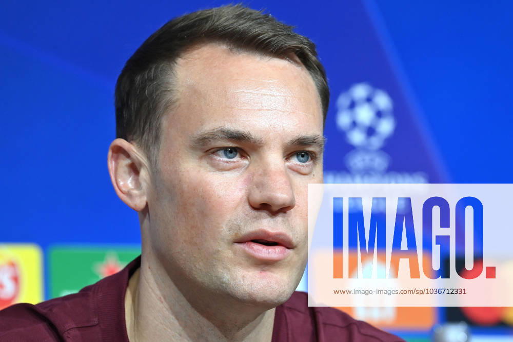 Manuel NEUER Goalkeeper Bayern Muenchen , single picture,cropped single motif,portrait,portrait,portrait Football Champions League Group Stage 4 Matchday FC Bayern Muenchen Galatasaray Istanbul PRESS CONFERENCE on 07 11 2023, Â