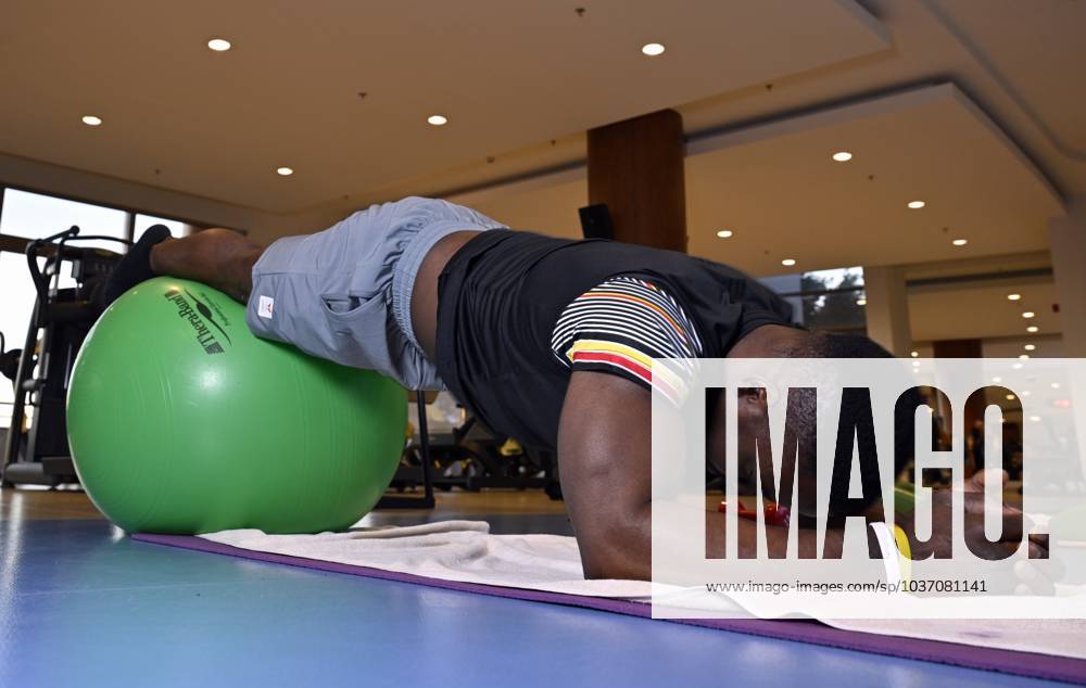 Belgian gymnast Noah Kuavita pictured during a training camp organized by the BOIC-COIB Belgian Olympic Committee in Belek, Turkey, Sunday 19 November 2023. The camp takes place from 11 to 25 November. ERICxLALMAND x80357804x