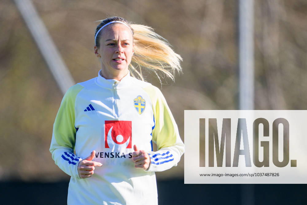 Amanda Ilestedt of Sweden during a training session with the Women s National Football team of Sweden on 28, 2023 in Lucerne Photo Ludvig Thunman BILDBYRAN code LT LT0561 fotboll football soccer fotball nations league uefa womens nations league träning practice training sverige sweden dam bbeng