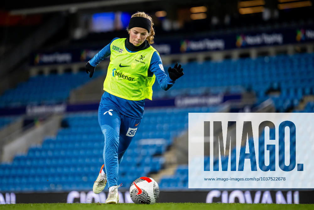 Justine Kielland of the Norwegian women s national football team during a training session on November 30, 2023 in Oslo Photo Vegard Grott BILDBYRAN kod VG VG0565 bbeng fotboll football soccer fotball norge norway women dam nations league träning practice training trening