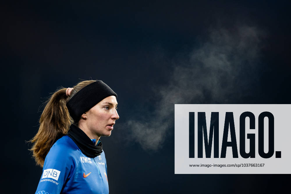 Marit Bratberg Lund of the Norwegian women s national football team during a training session on December 4, 2023 in Sankt Pölten Photo Vegard Grott BILDBYRAN code VG VG0567 bbeng fotboll football soccer fotball norge norway women dam nations league träning practice training trening st pölten
