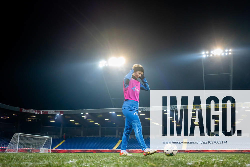 Justine Kielland of the Norwegian women s national football team during a training session on December 4, 2023 in Sankt Pölten Photo Vegard Grott BILDBYRAN code VG VG0567 bbeng fotboll football soccer fotball norge norway women dam nations league träning practice training trening st pölten