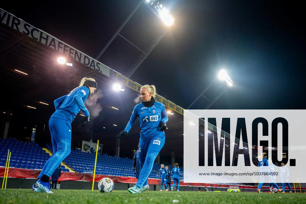 Cathinka Tandberg of the Norwegian women s national football team during a training session on December 4, 2023 in Sankt Pölten Photo Vegard Grott BILDBYRAN code VG VG0567 bbeng fotboll football soccer fotball norge norway women dam nations league träning practice training trening st pölten