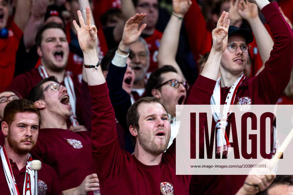 Fan, fans, spectators, cheers, jubilation, positive emotions, symbolic image, symbolic photo, Bamberg Baskets vs ALBA Berlin, basketball, easyCredit BBL, matchday 15, 07 01 2024 Bamberg Baskets vs ALBA Berlin, basketball, easyCredit BBL, matchday 15, 07 01 2024 Bamberg