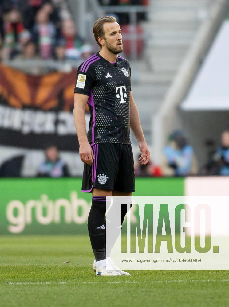 Harry Kane FC Bayern Muenchen, 9 GER, FC Augsburg vs FC Bayern Muenchen, Football, Bundesliga, Matchday 19, Season 2023 2024, 27 01 2024 GER, FC Augsburg vs FC Bayern Muenchen, Football, Bundesliga, Matchday 19, Season 2023 2024, 27 01 2024 Augsburg