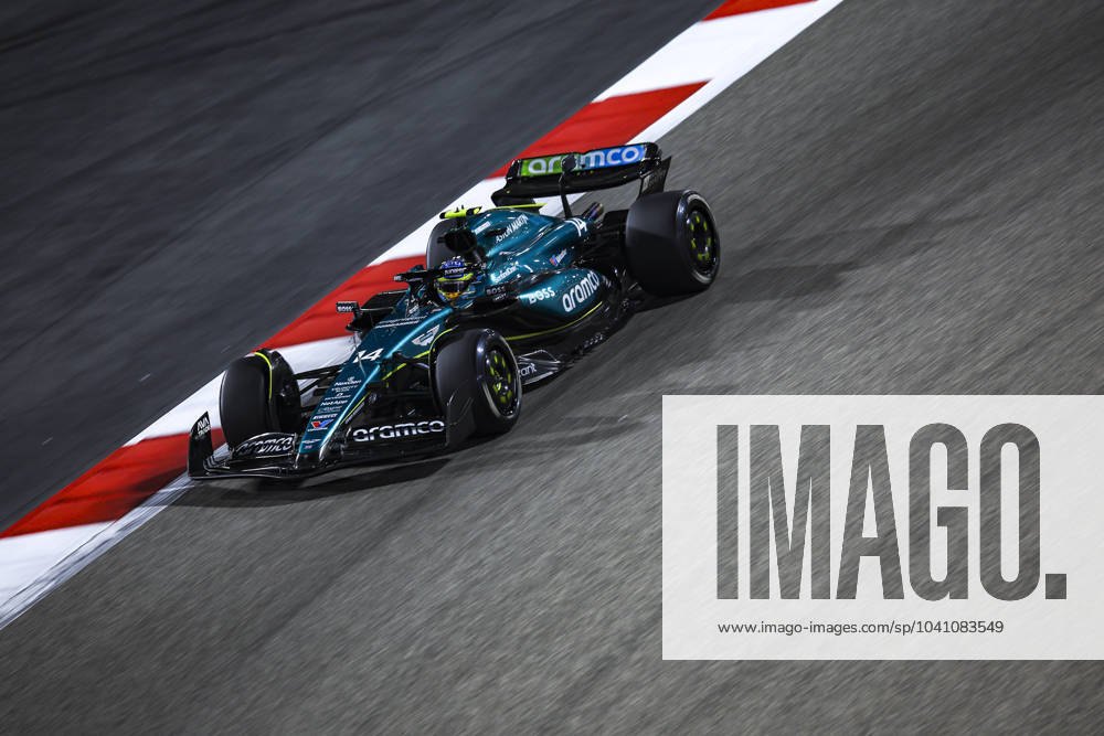 14 ALONSO Fernando spa , Aston Martin F1 Team AMR24, action during the Formula 1 Aramco pre season testing 2024 of the 2024 FIA Formula One World Championship from February 21 to 23, 2024 on the Bahrain International Circuit, in Sakhir, Bahrain Photo Eric Alonso DPPI F1 Pre season Testing in Bahrain at Bahrain International Circuit on February 22, 2024 in Sakhir, Bahrain Photo by HOCH ZWEI Sakhir Sakhir Bahrain Bahrain