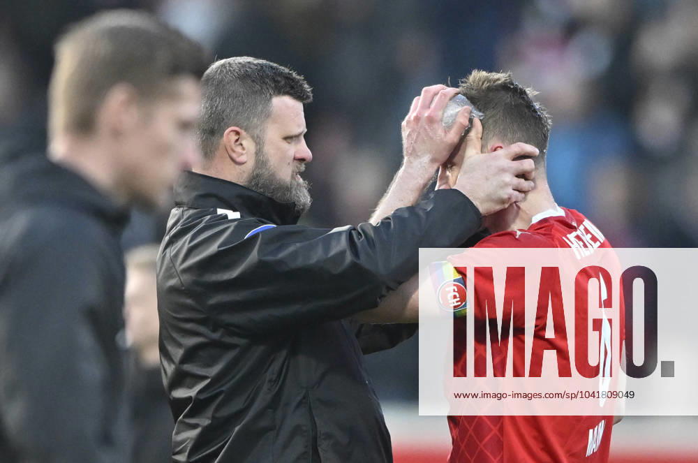 Patrick Mainka 1 FC Heidenheim 1846 FCH 06 injured Injury 1 FC Heidenheim 1846 FCH vs Eintracht Frankfurt SGE 02 03 2024 DFL REGULATIONS PROHIBIT ANY USE OF PHOTOGRAPHS AS IMAGE SEQUENCES AND OR QUASI VIDEO 1 FC Heidenheim 1846 FCH vs Eintracht Frankfurt SGE