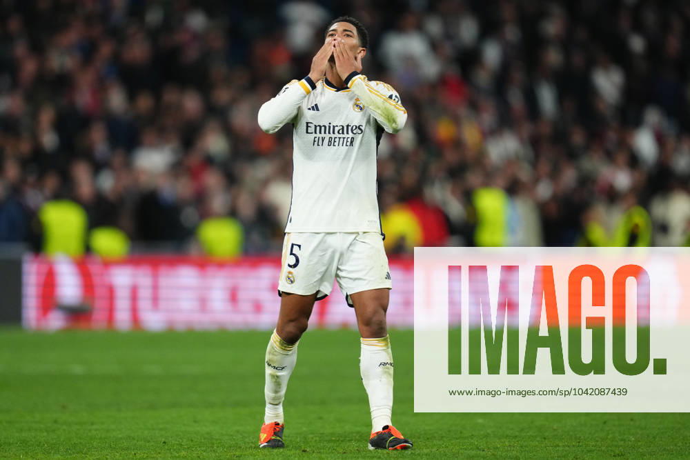 ESP: Real Madrid v RB Leipzig. UEFA Champions League match. Round of 16. Jude Bellingham of Real Madridduring the UEFA Champions League match, Round of 16, second leg, between Real Madrid and RB Leipzig played at Santiago Bernabeu Stadium on March 6, 2023 in Madrid Spain. kpng