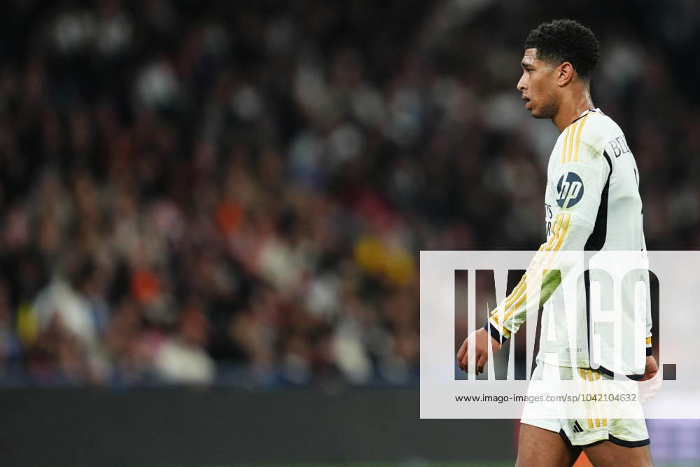 ESP: Real Madrid v RB Leipzig. UEFA Champions League match. Round of 16. Jude Bellingham of Real Madridduring the UEFA Champions League match, Round of 16, second leg, between Real Madrid and RB Leipzig played at Santiago Bernabeu Stadium on March 6, 2023 in Madrid Spain. kpng