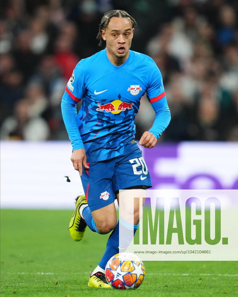 ESP: Real Madrid v RB Leipzig. UEFA Champions League match. Round of 16. Xavi Simons of RB Leipzigduring the UEFA Champions League match, Round of 16, second leg, between Real Madrid and RB Leipzig played at Santiago Bernabeu Stadium on March 6, 2023 in Madrid Spain. kpng