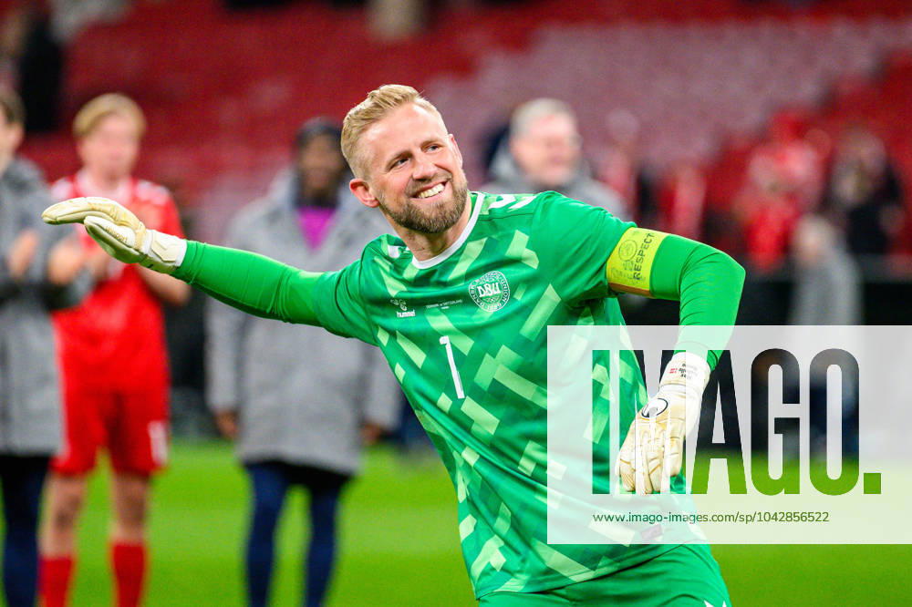 National match Denmark against Switzerland 23 03 24 1 DEN Kasper Schmeichel keeper DK Caption National match Denmark against Switzerland Friendly match Parken, Copenhagen 23 03 2024 UK Caption National match Denmark against Switzerland Friendly match Parken, Copenhagen 20240323 Copenhagen Denmark