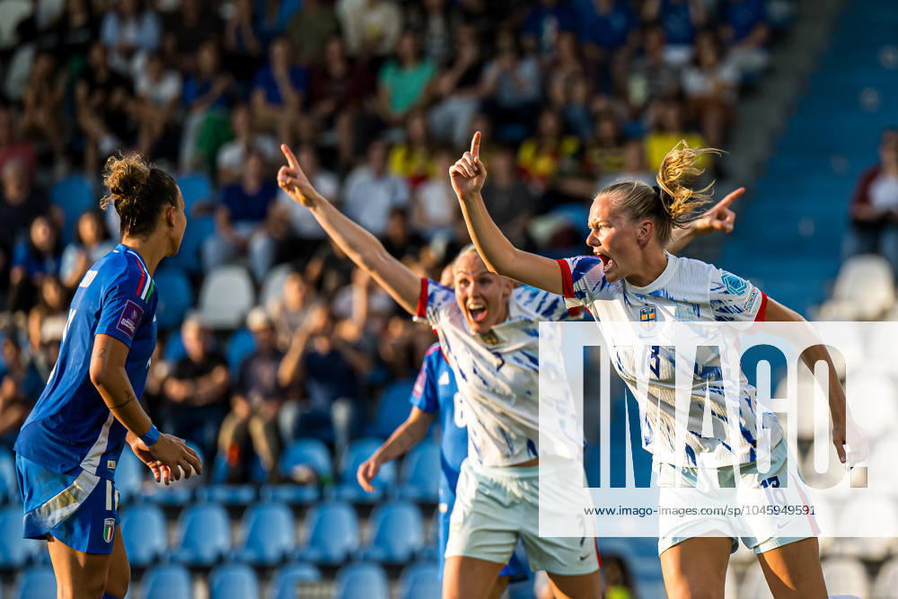 Frida Maanum of Norway celebrates after scoring the 1 1 goal during the UEFA Women s Euro Qualifier football match between Italy and Norway on June 4, 2024 in Ferrara Photo Marius Simensen BILDBYRAN COP 238 bbeng dam em kvalisering em kvalifisering kvinner em kvalik football fotball italy jubel landskamp norge norway soccer uefa euro qualifier