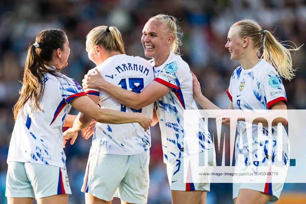 Frida Maanum of Norway celebrates after scoring the 1 1 goal during the UEFA Women s Euro Qualifier football match between Italy and Norway on June 4, 2024 in Ferrara Photo Marius Simensen BILDBYRAN COP 238 bbeng dam em kvalisering em kvalifisering kvinner em kvalik football fotball italy jubel landskamp norge norway soccer uefa euro qualifier