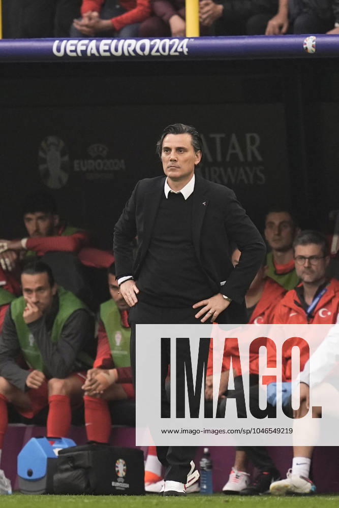 Turkey s head coach Vincenzo Montella during the Euro 2024 soccer match between Turkey and Georgia at the Signal Iduna Park, Dortmund, Germany - Friday 18, Tuesday, 2024. - Soccer .