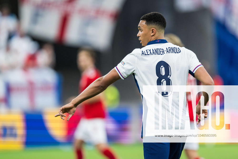 Trent Alexander Arnold of England during the UEFA Euro 2024 Football Championship match between Denmark and England on June 20, 2024 in Frankfurt Photo Mathias Bergeld BILDBYRAN code MB MB0939 fotboll football soccer fotballs em europamästerskap em uefa euro uefa european football championship euro 2024 danmark denmark england bbeng
