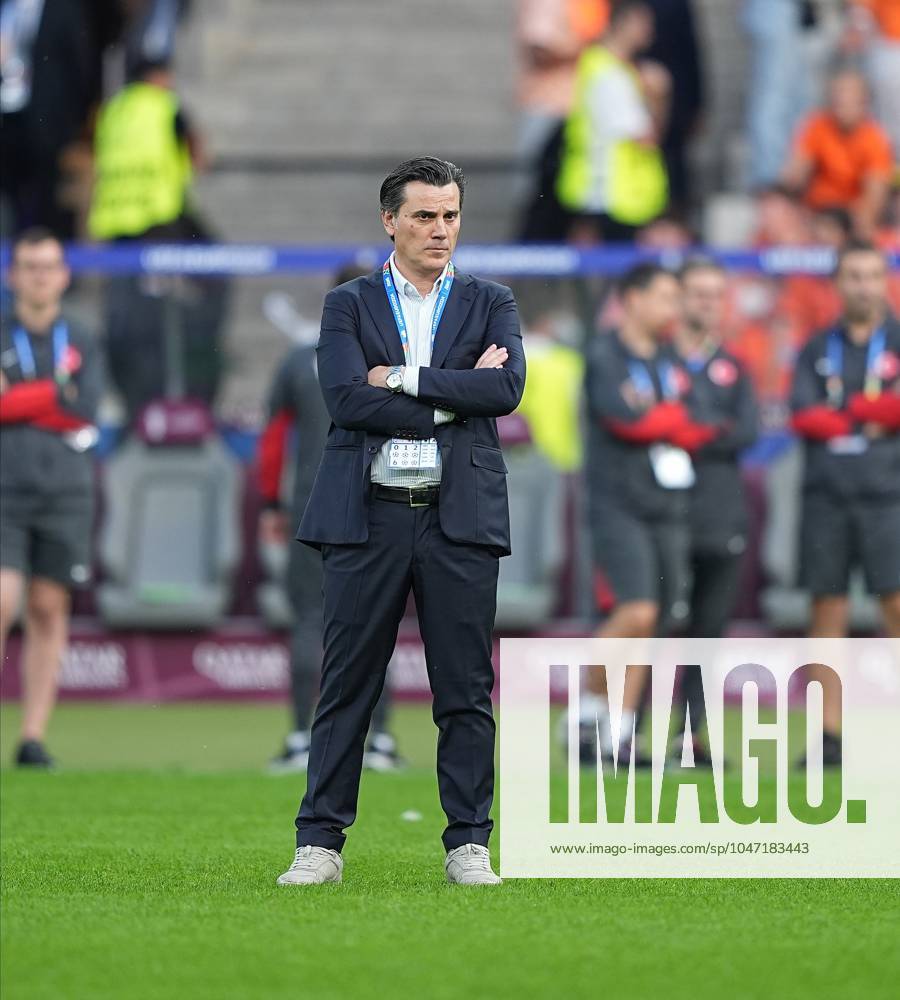 Turkiye s head coach Vincenzo Montella during UEFA EURO, EM, Europameisterschaft,Fussball 2024 quarter final football match between Turkiye and Netherlands at Olympiastadion in Berlin, Germany, on 6 July, 2024. (Photo: