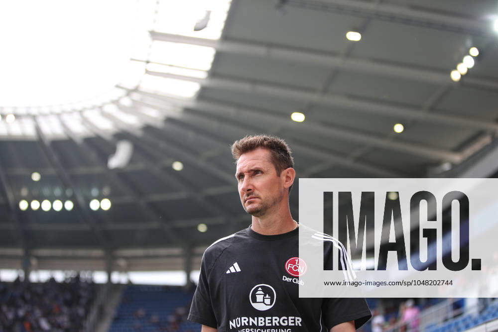 Miroslav Klose 1 FC Nuernberg, Head Coach Karlsruher SC vs 1 FC Nuernberg, Football, 2 Liga, 1 Matchday, 2024 2025, 03 08 2024 , DFL REGULATIONS PROHIBIT ANY USE OF PHOTOGRAPHS AS IMAGE SEQUENCES AND OR QUASI VIDEO Karlsruher SC vs 1 FC Nuernberg, Football, 2 Liga, 1 Matchday, 2024 2025, 03 08 2024 Karlsruhe