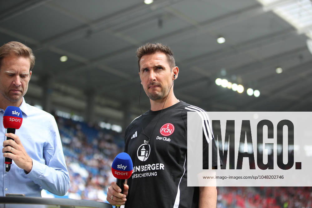 Miroslav Klose 1 FC Nuernberg, Head Coach Karlsruher SC vs 1 FC Nuernberg, Football, 2 Liga, 1 Matchday, 2024 2025, 03 08 2024 , DFL REGULATIONS PROHIBIT ANY USE OF PHOTOGRAPHS AS IMAGE SEQUENCES AND OR QUASI VIDEO Karlsruher SC vs 1 FC Nuernberg, Football, 2 Liga, 1 Matchday, 2024 2025, 03 08 2024 Karlsruhe