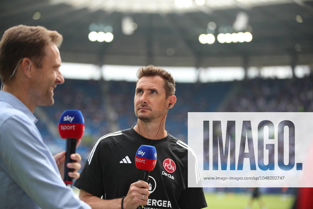 Miroslav Klose 1 FC Nuernberg, Head Coach Karlsruher SC vs 1 FC Nuernberg, Football, 2 Liga, 1 Matchday, 2024 2025, 03 08 2024 , DFL REGULATIONS PROHIBIT ANY USE OF PHOTOGRAPHS AS IMAGE SEQUENCES AND OR QUASI VIDEO Karlsruher SC vs 1 FC Nuernberg, Football, 2 Liga, 1 Matchday, 2024 2025, 03 08 2024 Karlsruhe