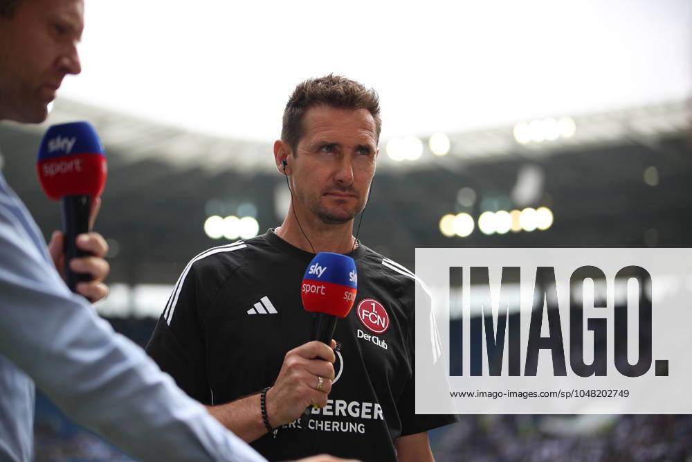 Miroslav Klose 1 FC Nuernberg, Head Coach Karlsruher SC vs 1 FC Nuernberg, Football, 2 Liga, 1 Matchday, 2024 2025, 03 08 2024 , DFL REGULATIONS PROHIBIT ANY USE OF PHOTOGRAPHS AS IMAGE SEQUENCES AND OR QUASI VIDEO Karlsruher SC vs 1 FC Nuernberg, Football, 2 Liga, 1 Matchday, 2024 2025, 03 08 2024 Karlsruhe
