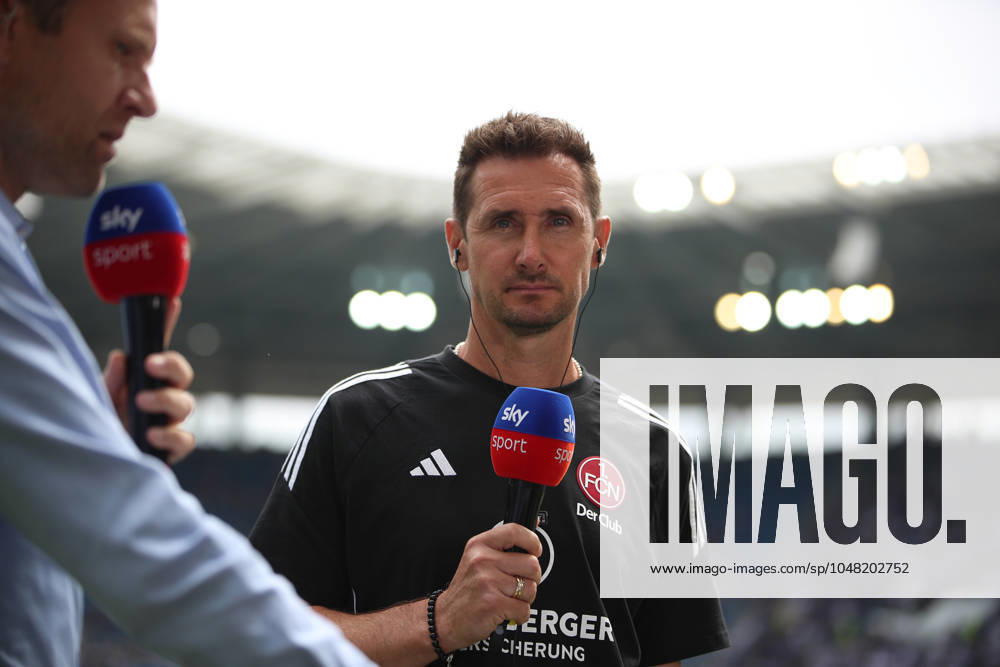 Miroslav Klose 1 FC Nuernberg, Head Coach Karlsruher SC vs 1 FC Nuernberg, Football, 2 Liga, 1 Matchday, 2024 2025, 03 08 2024 , DFL REGULATIONS PROHIBIT ANY USE OF PHOTOGRAPHS AS IMAGE SEQUENCES AND OR QUASI VIDEO Karlsruher SC vs 1 FC Nuernberg, Football, 2 Liga, 1 Matchday, 2024 2025, 03 08 2024 Karlsruhe
