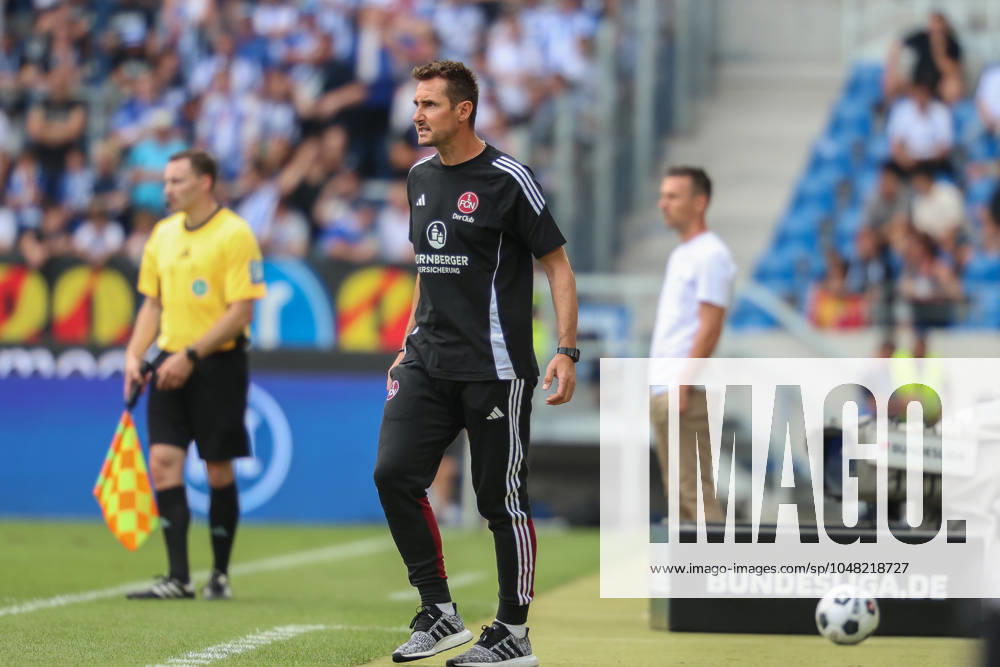 Miroslav Klose 1 FC Nuernberg, Head Coach Karlsruher SC vs 1 FC Nuernberg, Football, 2 Liga, 1 Matchday, 2024 2025, 03 08 2024 , DFL REGULATIONS PROHIBIT ANY USE OF PHOTOGRAPHS AS IMAGE SEQUENCES AND OR QUASI VIDEO Karlsruher SC vs 1 FC Nuernberg, Football, 2 Liga, 1 Matchday, 2024 2025, 03 08 2024 Karlsruhe