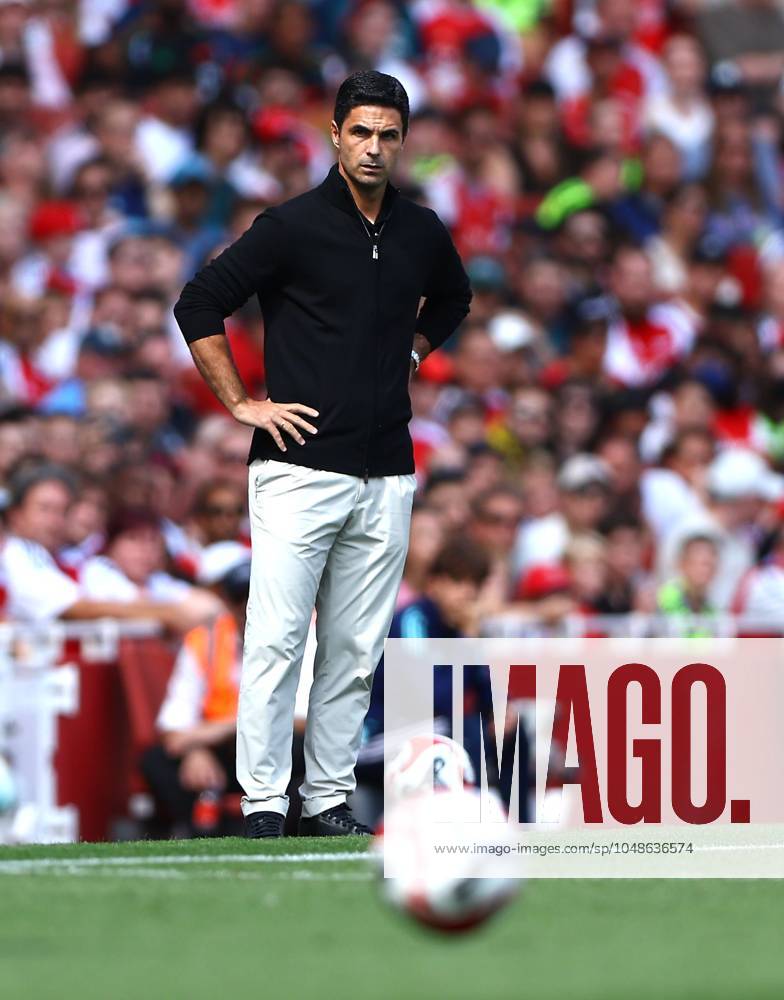 Arsenal manager Mikel Arteta Arsenal v Lyon, Pre Season Friendly, Football, Emirates Stadium, London, UK, 11 Aug 2024