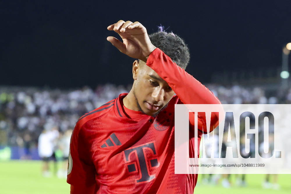 Michael Olise FC Bayern Muenchen looks disappointed, DFB Pokal First Round, SSV Ulm 1846 Fussball vs FC Bayern Muenchen, Donaustadion, August 16, 2024 in Ulm, Germany Photo by Marco Steinbrenner DeFodi Images Michael Olise FC Bayern Muenchen looks dejected, DFB Pokal First Round, SSV Ulm 1846 Fussball vs FC Bayern Muenchen, Donaustadion, August 16, 2024 in Ulm, Germany Photo by Marco Steinbrenner DeFodi Images DFB DFL REGULATIONS PROHIBIT ANY USE OF PHOTOGRAPHS AS IMAGE SEQUENCES AND OR QUASI VIDEO Defodi 700 ulm fcb 20240816 174 Defodi-700 DFB DFL REGULATIONS PROHIBIT ANY USE OF PHOTOGRAPHS AS IMAGE SEQUENCES AND OR QUASI-VIDEO.