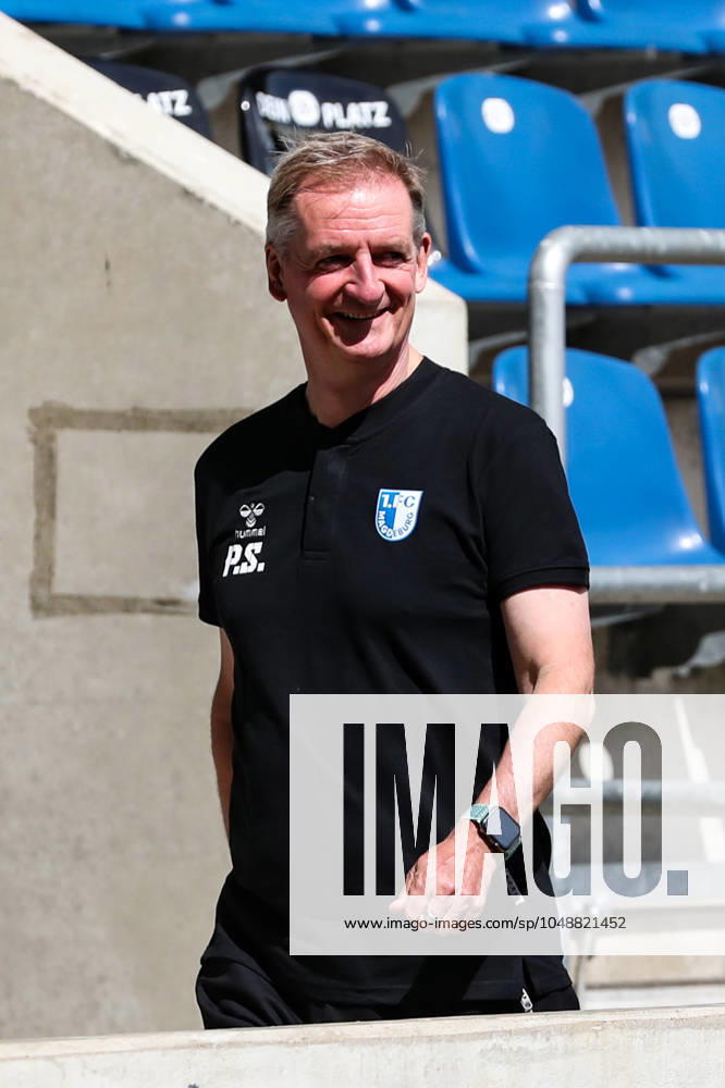 Coach Petrik Sander 1 FC Magdeburg Soccer NOFV Oberliga Süd portrait appointment 2023 2024 official photo session 1 FC Magdeburg U23 at the MDCC Arena in Magdeburg Germany, Soccer, Men, GER, 26 07 2023 Christian Schroedter