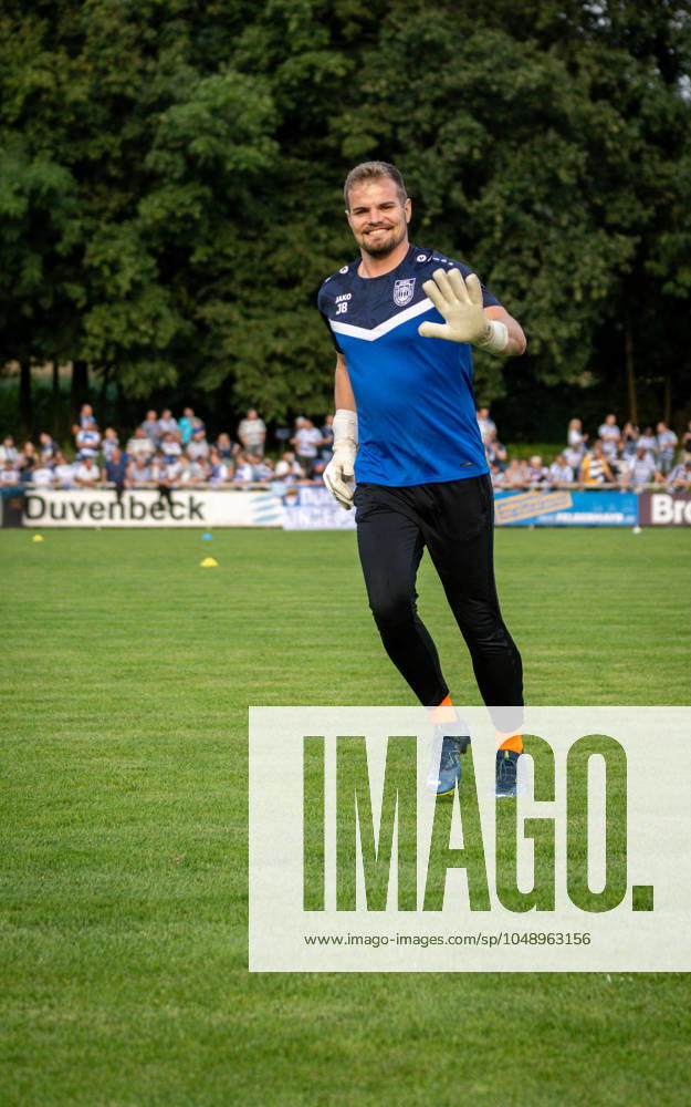 Soccer, Season 2024 2025, Niederrheinpokal 20 08 2023, 01 Round, Men, BW Dingden white vs MSV Duisburg black Johannes Buers Goalkeeper BW Dingden , Hamminkeln Sportanlage BW Dingden Nordrhein Westfalen Germany 240820_fb_bw-dingden_msv-duisburg_32270