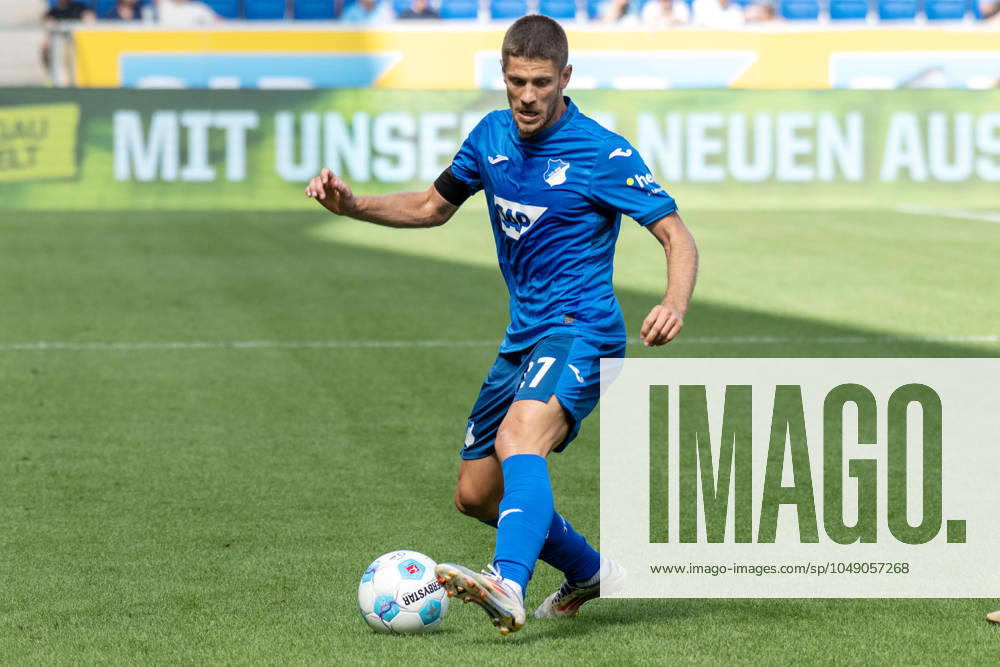 Andrej Kramaric TSG 1899 Hoffenheim Germany, Sinsheim, 24 08 2024, Football, Bundesliga TSG 1899 Hoffenheim vs KSV Holstein Kiel, Season 2024 2025, 1 Matchday, PreZero Arena Photo A2 Bildagentur Peter Hartenfelser DFL DFB REGULATIONS PROHIBIT ANY USE OF PHOTOGRAPHS AS IMAGE SEQUENCES AND OR QUASI VIDEO