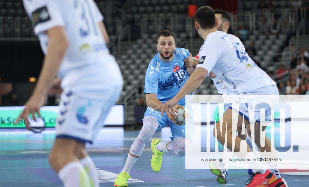 HC Zagreb v Aalborg Handbold - EHF Champions League ZAGREB, CROATIA - SEPTEMBER 18: Aleks Vlah of Aalborg Handbold in action during EHF Champions League Group Phase match between HC Zagreb and Aalborg Handbold at Arena Zagreb on September 18, 2024 in Zagreb, Croatia. SanjinxStrukic PIXSELL
