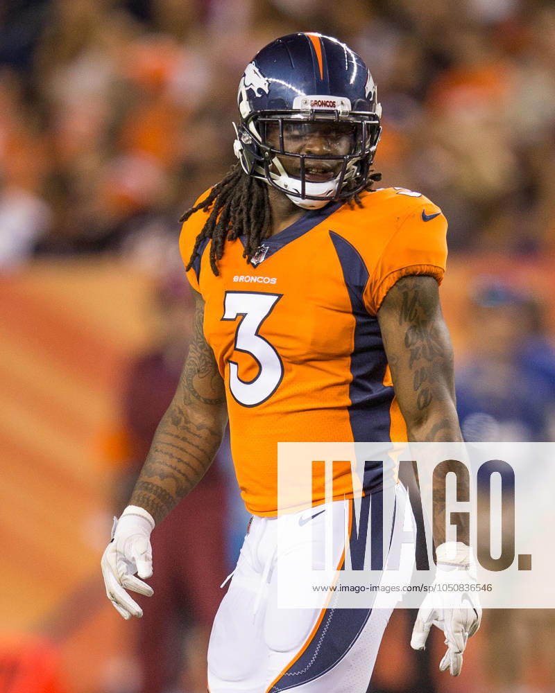 NFL, American Football Herren, USA 2018: Bears vs Broncos Aug 18 August 18, 2018: Denver Broncos defensive back Trey Marshall (3) during the third quarter of an NFL preseason matchup between the Chicago Bears and the Denver Broncos at Broncos Stadium at Mile High Denver CO, Scott D Stivason Cal Media Denver Colorado United States of America