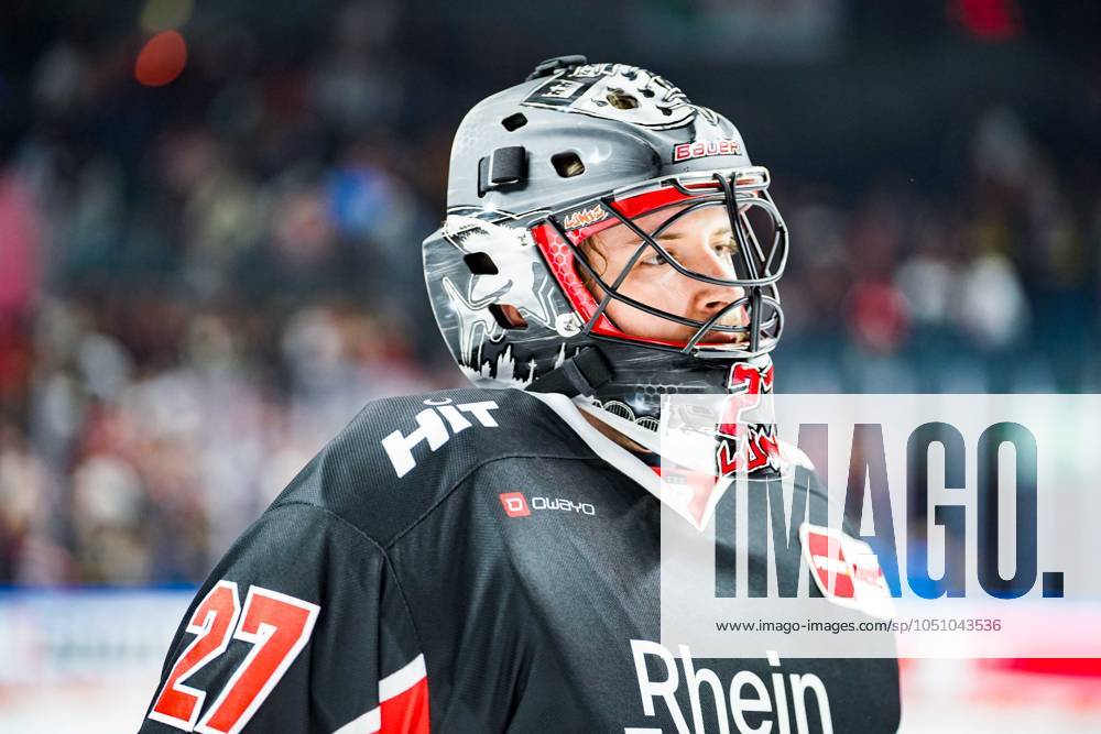 Ice Hockey Penny DEL 3 Matchday Cologne Sharks Nuremberg Ice Tigers on 27 09 2024 at the Lanxess Arena in Cologne Niklas Lunemann Cologne According to the regulations of the DEL German Ice Hockey League, the publication and further use of the recordings in electronic media and end devices of all kinds during the ongoing game is not permitted