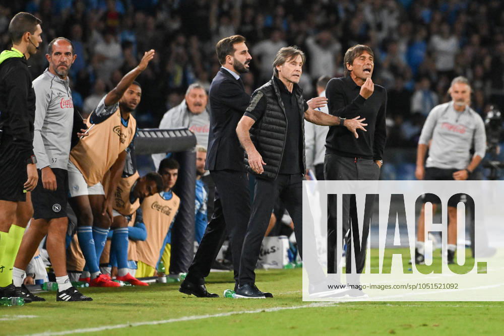 4th October 2024, Stadio Diego Armando Maradona, Naples, Italy; Serie A Football; Napoli versus Como; Antonio Conte head coach of SSC Napoli ActionPlus12699874 AllShotLive Content restricted for UK based newspaper