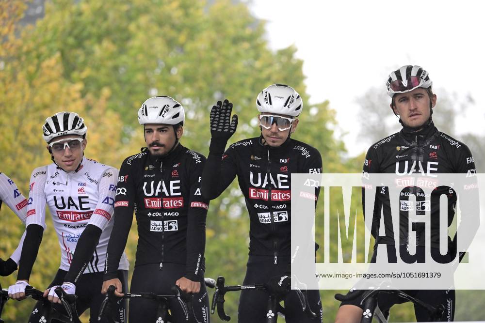 Paris-Tours cycling race 2024 TOURS, FRANCE - OCTOBER 06 : Oliveira Ivo (POR) of UAE Team Emirates during the UCI Pro Series Paris-Tours cycling race with start in Chartres and finish in Tours (214km) on October 6, 2024 in Tours, France, 06 10 2024 Tours France